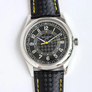 Calatrava 6007G-001 Yellow Black Dial in White Gold