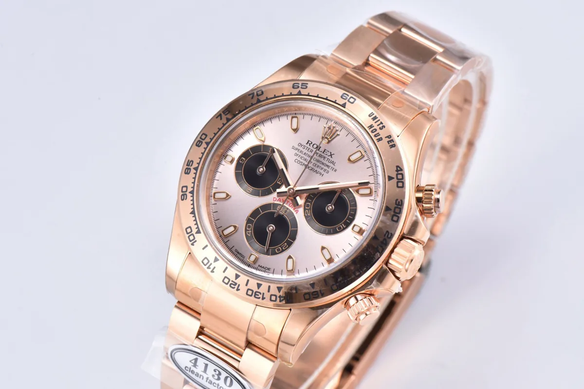 Daytona 116505 quadrante argento in oro Everose - immagine 2