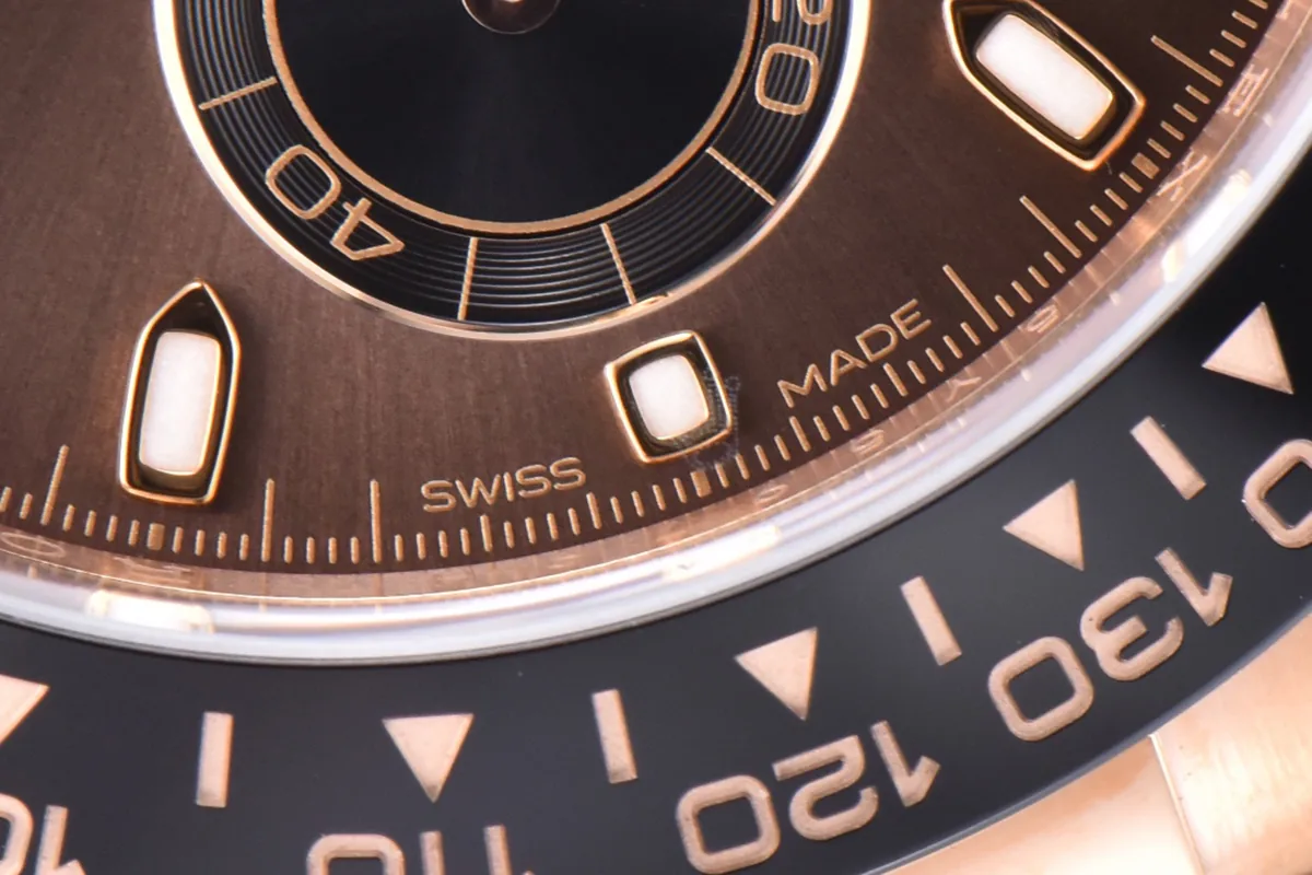 Daytona 116515LN cadran chocolat index bâtons en or Everose – Image 4