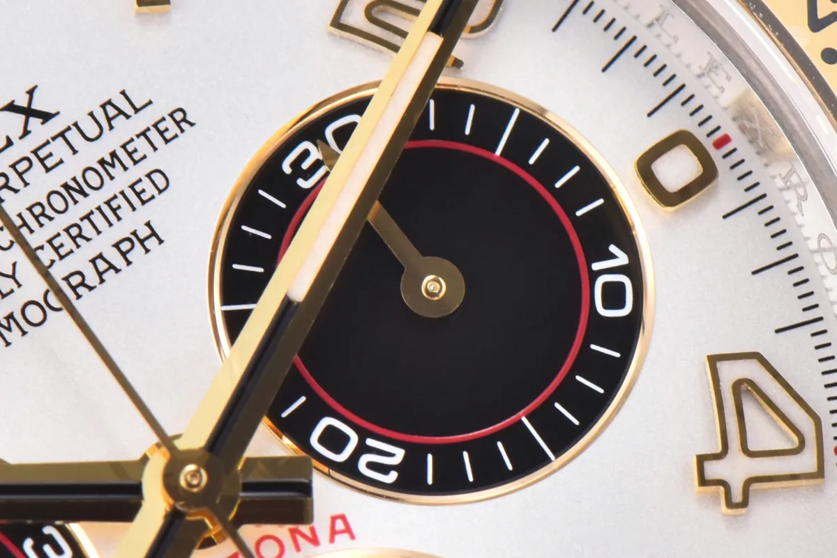 Daytona 116519 esfera blanca en oro amarillo - Imagen 4