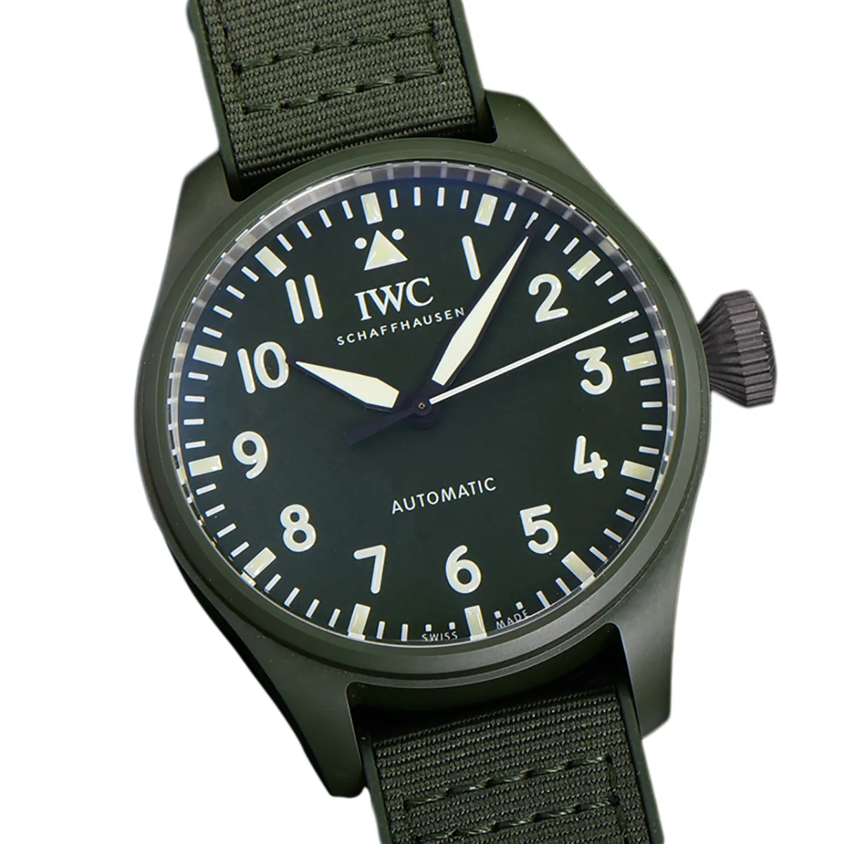Big Pilot’s Watch 43 IW329802 Top Gun Edition Woodland su cinturino mimetico - immagine 2