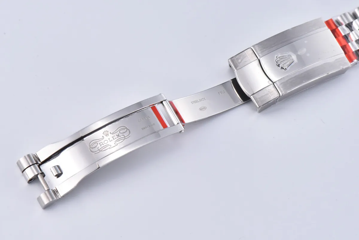Datejust 36 126234 glänzend schwarzes Zifferblatt mit Diamantindizes in Stahl am Jubilé-Armband – Bild 11