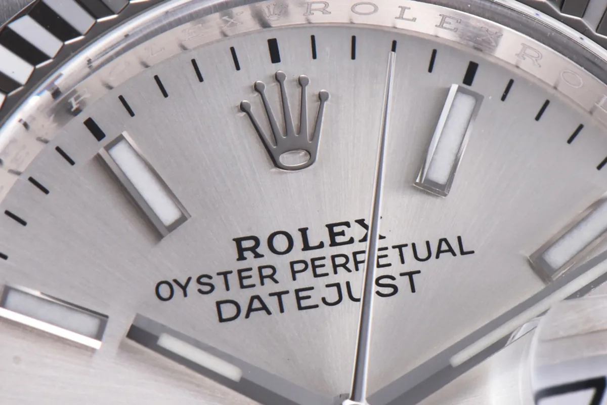 Datejust 36 126234 esfera plateada con índices de bastón en acero con brazalete Jubilee - Imagen 3