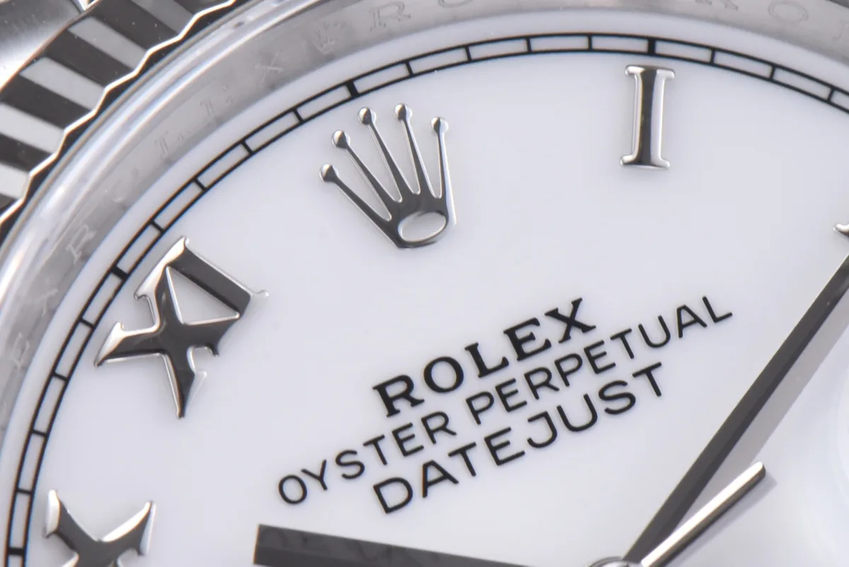 Datejust 36 126234 cadran blanc index romains en acier sur bracelet Jubilee – Image 3