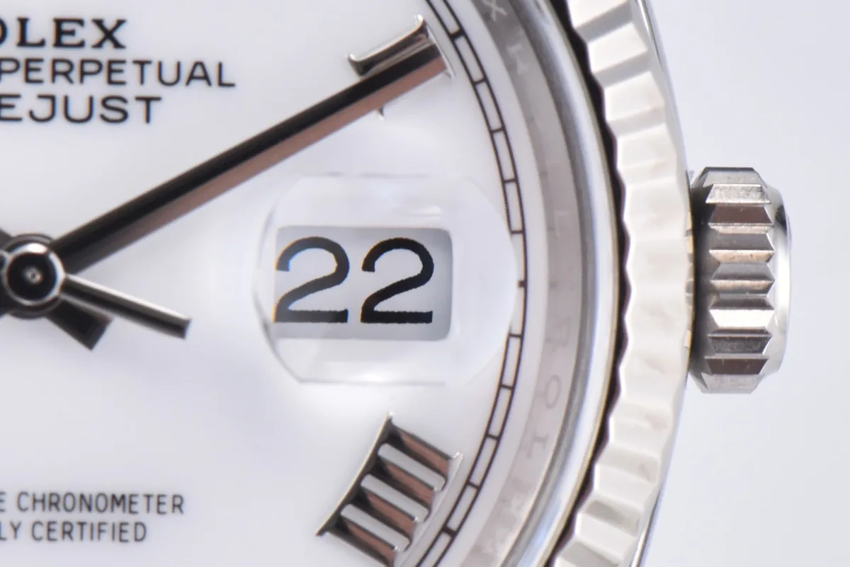 Datejust 36 126234 cadran blanc index romains en acier sur bracelet Jubilee – Image 4