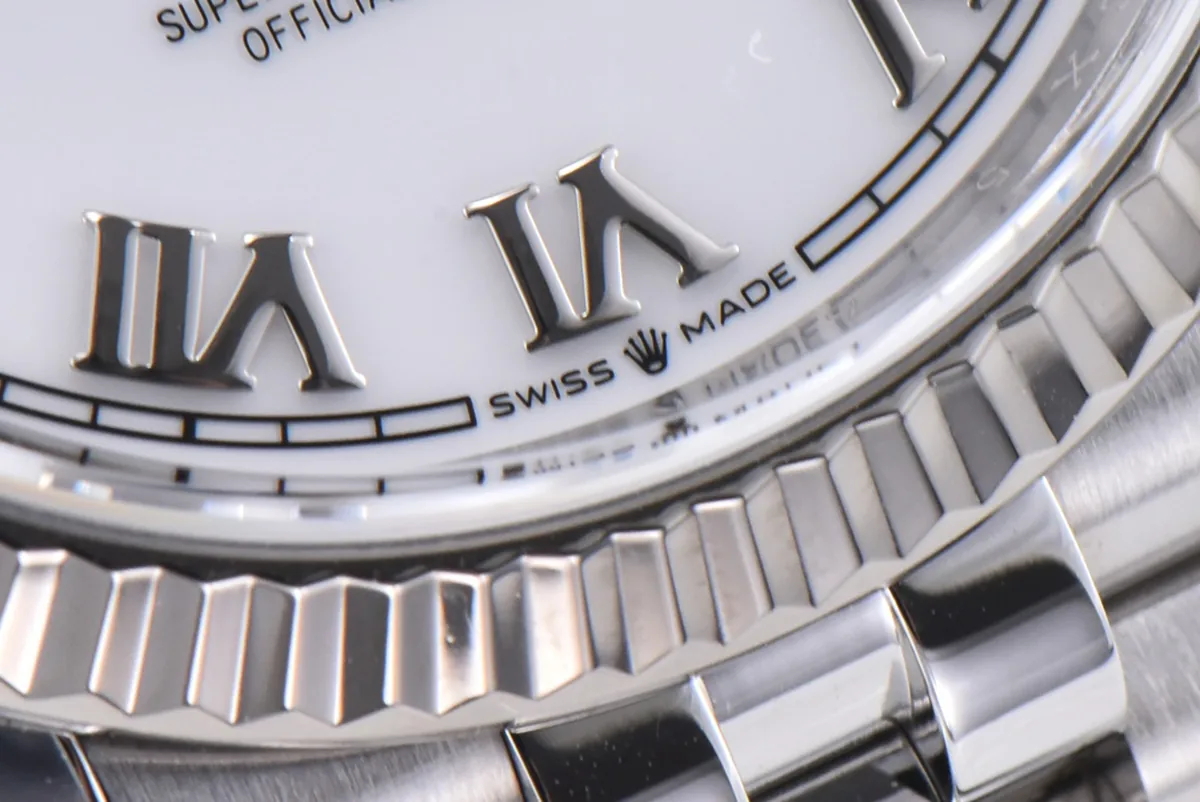 Datejust 36 126234 cadran blanc index romains en acier sur bracelet Jubilee – Image 5