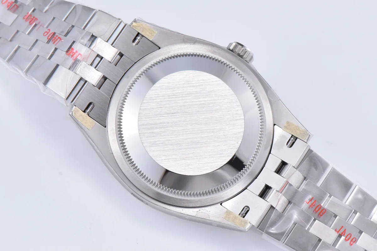 Datejust 36 126234 quadrante blu brillante con indici con diamanti in acciaio su bracciale Jubilee - immagine 10