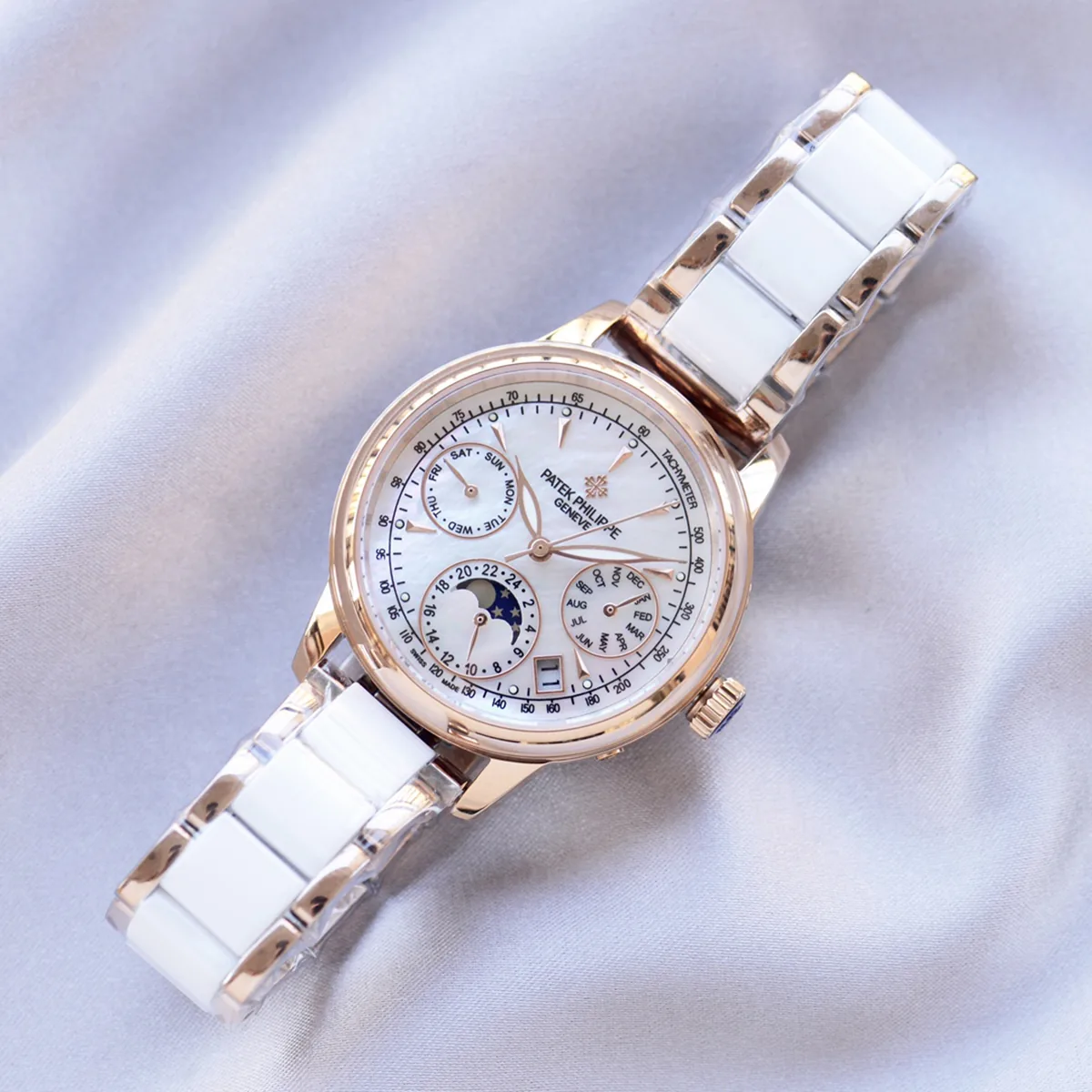 Grand Complications Ladies First quantième perpétuel lunette diamants en or rose – Image 3