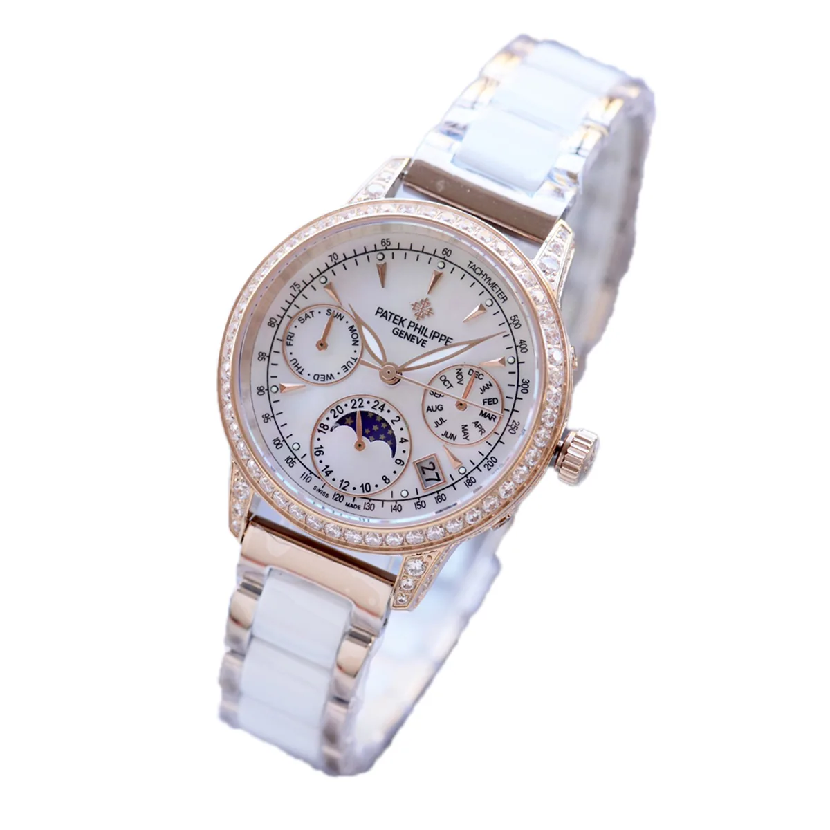 Grand Complications Ladies First quantième perpétuel lunette diamants en or rose – Image 2