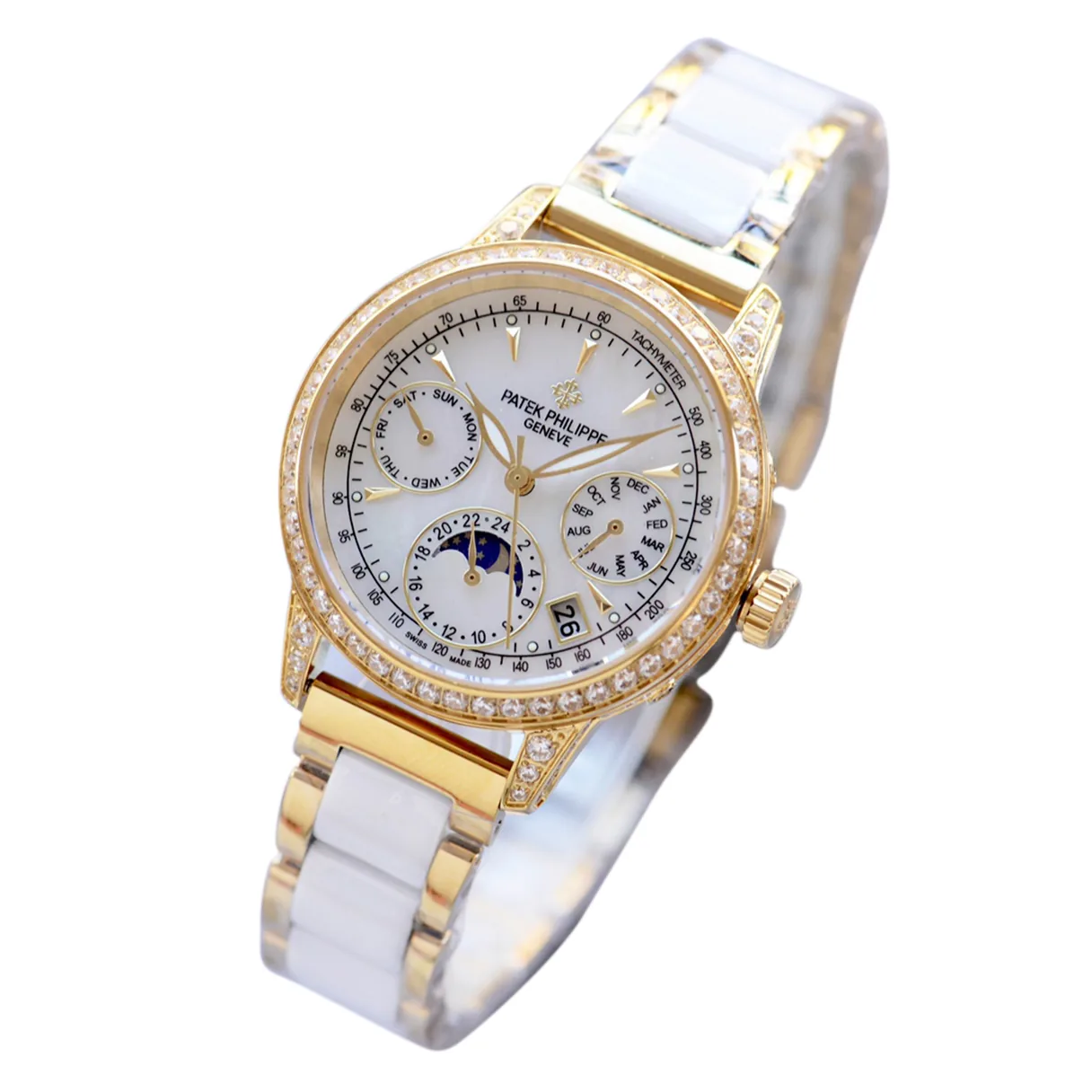 Grand Complications Ladies First Ewiger Kalender mit Diamantlünette in Gelbgold – Bild 2
