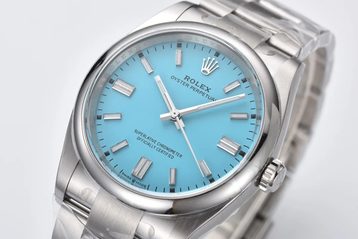 Oyster Perpetual 36mm cadran bleu turquoise 126000 – Image 3
