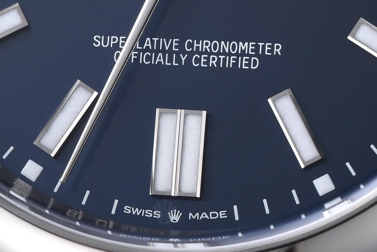 Oyster Perpetual 41mm quadrante blu brillante 124300 - immagine 5
