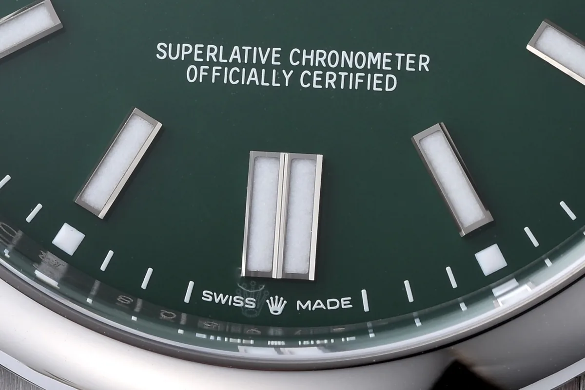 Oyster Perpetual 41mm quadrante verde 124300 - immagine 6