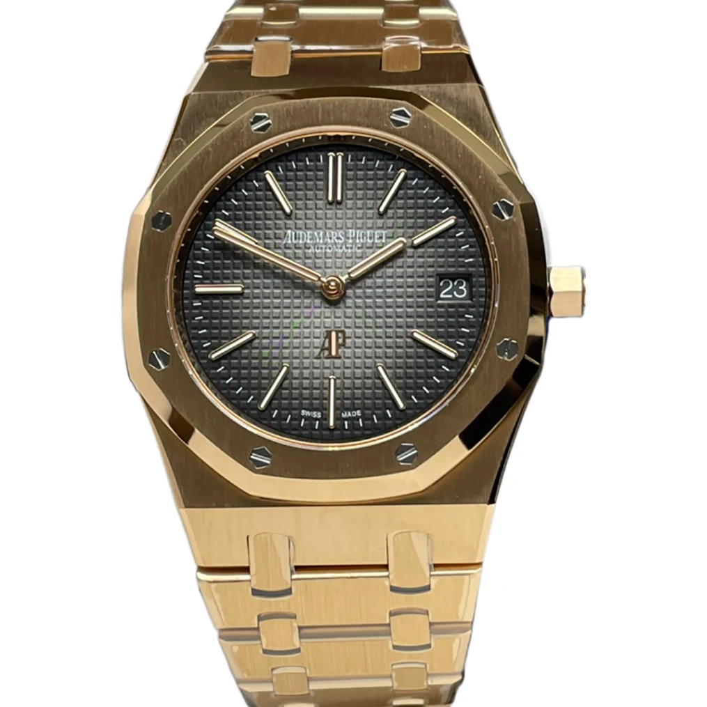 Royal Oak 16202OR 39mm Grey Dial in Rose Gold