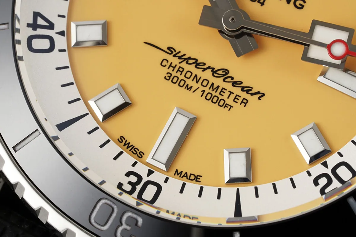 Superocean Automatic 44 quadrante giallo Ref: A17375211I1S1 - immagine 6