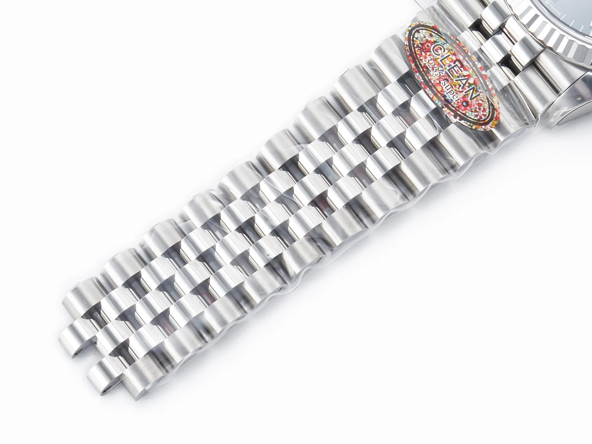 Datejust 41 esfera negra con índices de bastón en acero Clean Factory - Imagen 14