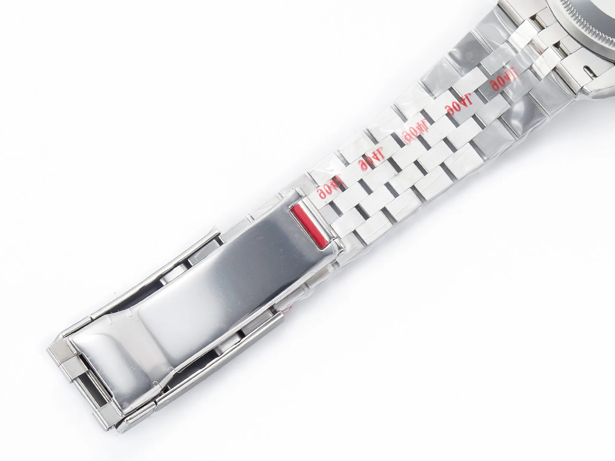Datejust 41 esfera negra con índices de bastón en acero Clean Factory - Imagen 16