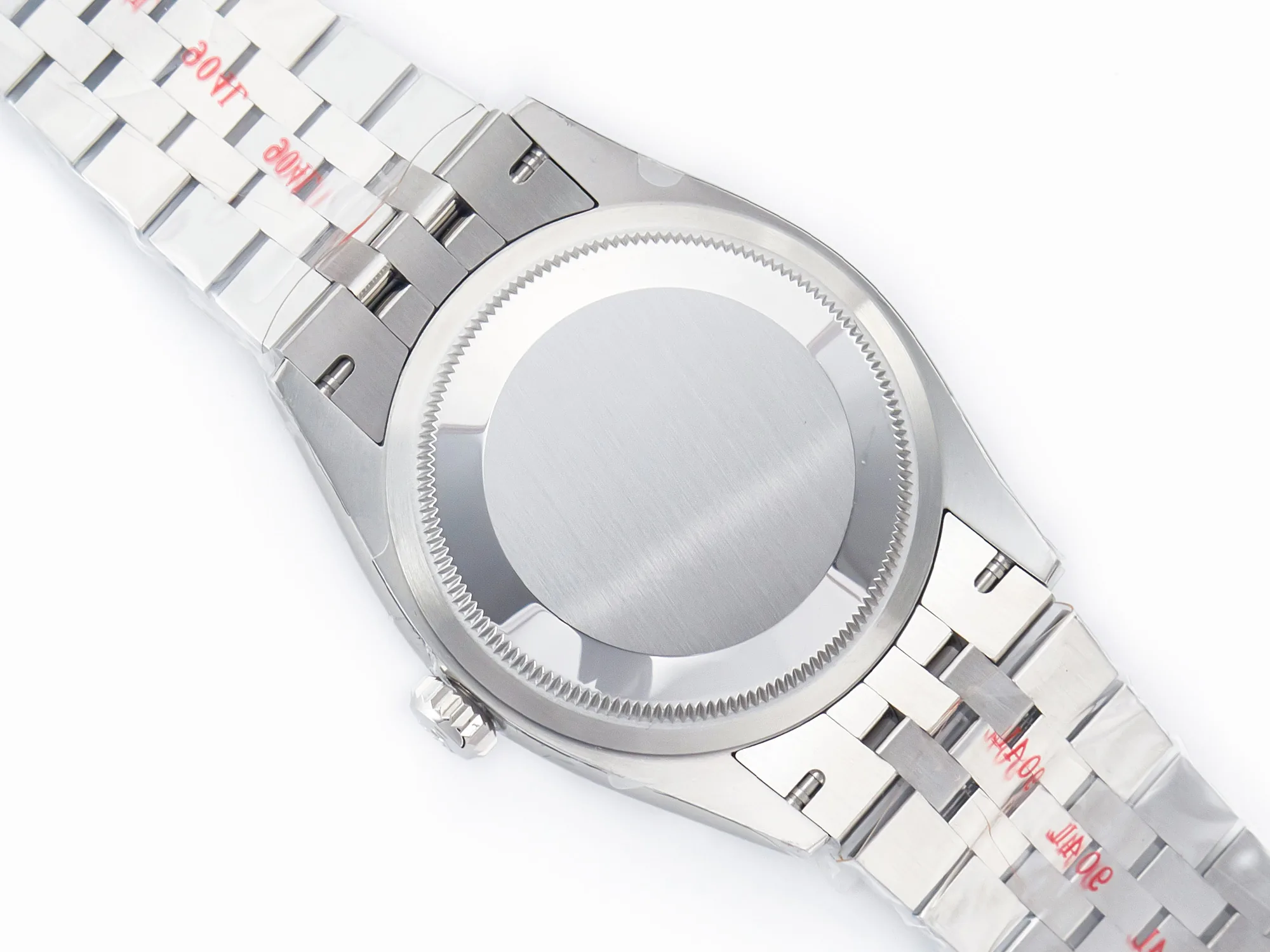 Datejust 41 esfera negra con índices de bastón en acero Clean Factory - Imagen 17