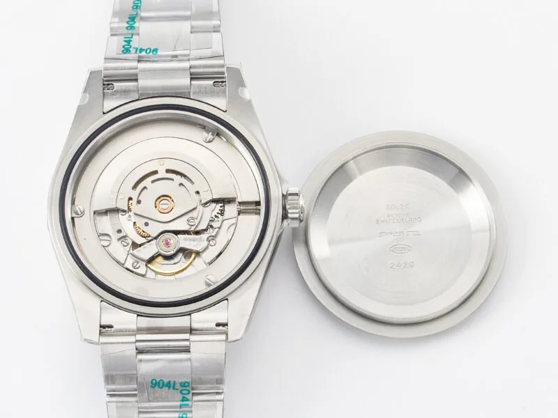Sky-Dweller 326934 904L SS ZF 1:1 Best Edition esfera negra con brazalete SS A2824 - Imagen 30