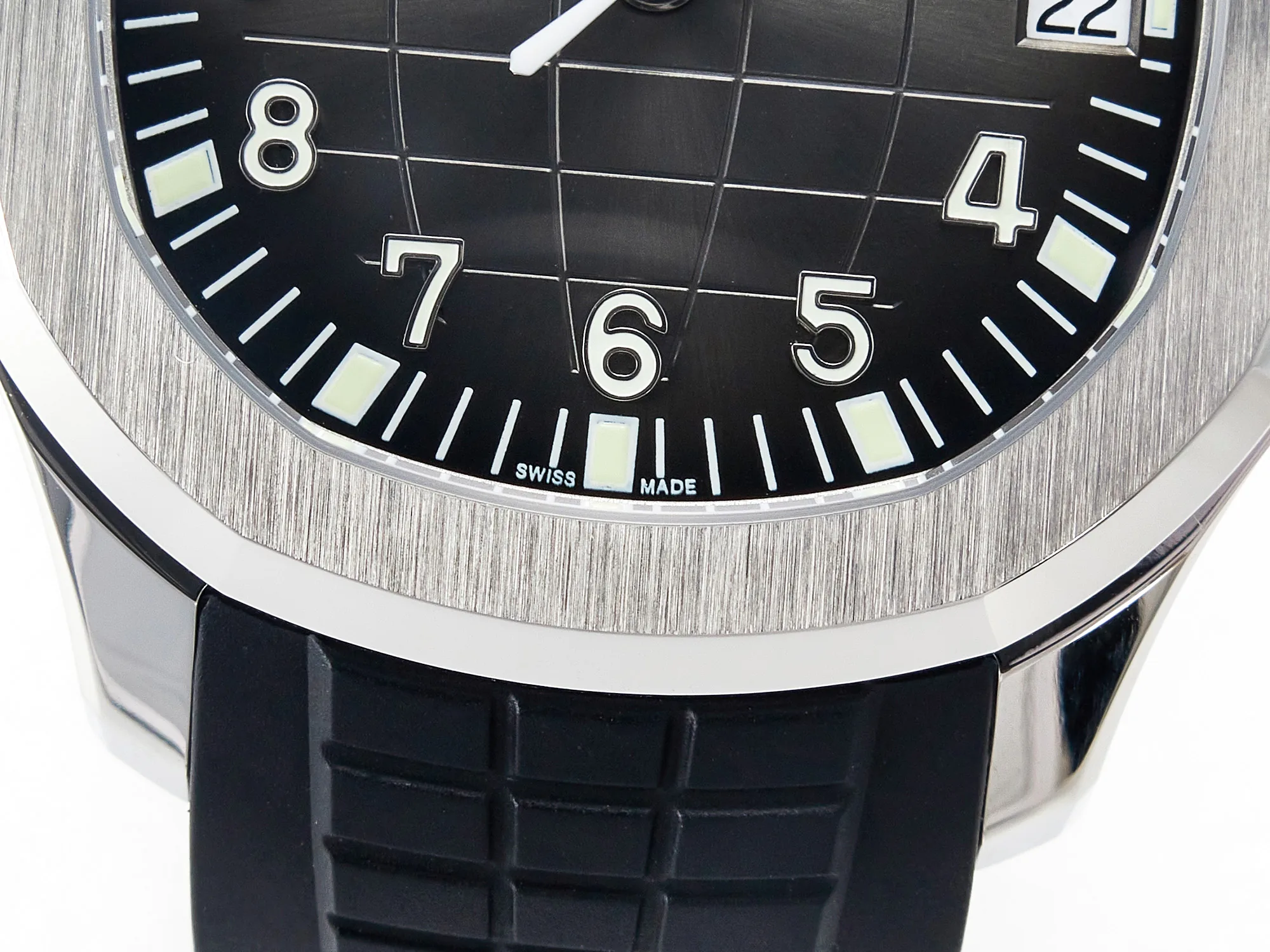 Aquanaut 5167 40mm SS 3KF 1:1 Best Edition Black Dial on Black Rubber Strap A330 Super Clone V3 - Image 10