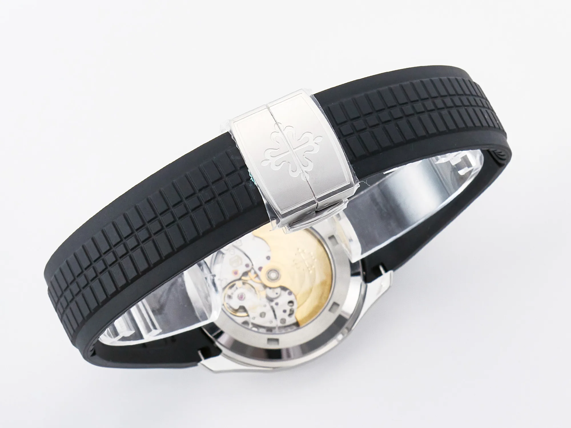 Aquanaut 5167 40mm SS 3KF 1:1 Best Edition Black Dial on Black Rubber Strap A330 Super Clone V3 - Image 26