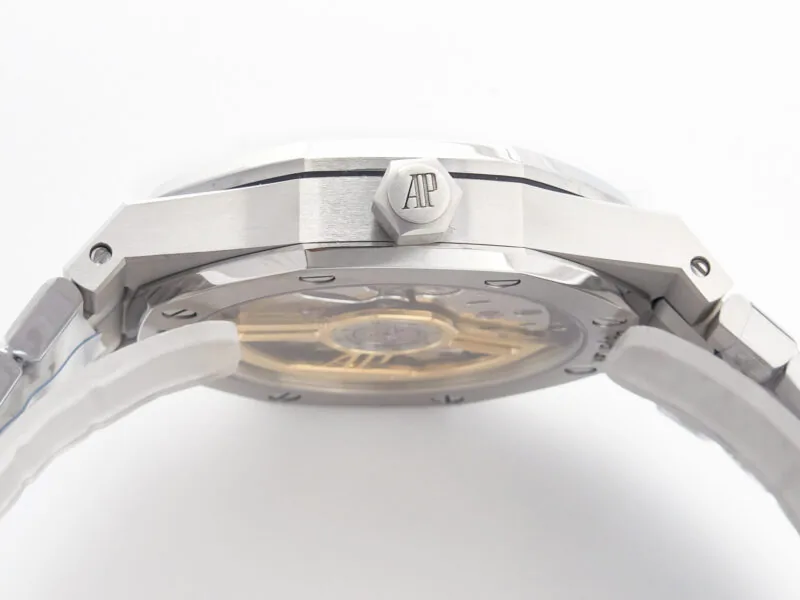 Royal Oak 41mm 15500 SS ZF 1:1 Best Edition cadran noir texturé sur bracelet SS SA4302 Super Clone V3 – Image 17