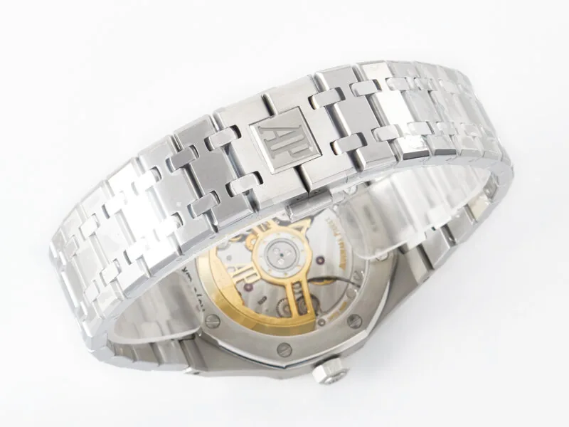 Royal Oak 41mm 15500 SS ZF 1:1 Best Edition cadran noir texturé sur bracelet SS SA4302 Super Clone V3 – Image 23