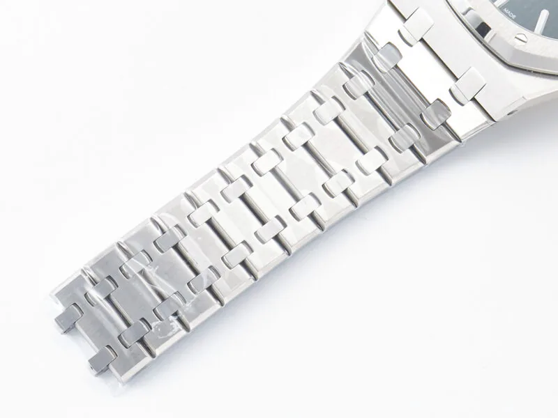 Royal Oak 41mm 15500 SS ZF 1:1 Best Edition cadran noir texturé sur bracelet SS SA4302 Super Clone V3 – Image 22