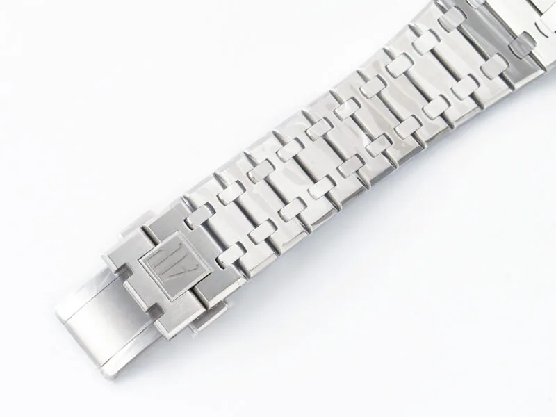 Royal Oak 41mm 15500 SS ZF 1:1 Best Edition cadran bleu texturé sur bracelet SS SA4302 Super Clone V3 – Image 16