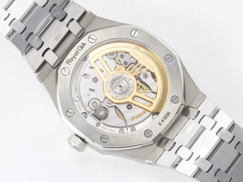 Royal Oak 41mm 15500 SS ZF 1:1 Best Edition cadran noir texturé sur bracelet SS SA4302 Super Clone V3 – Image 18