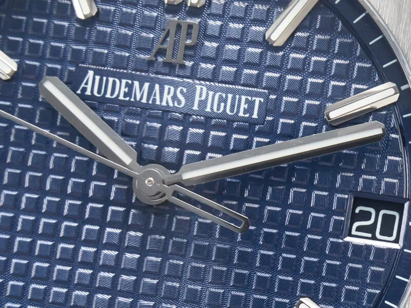 Royal Oak 41mm 15500 SS ZF 1:1 Best Edition cadran bleu texturé sur bracelet SS SA4302 Super Clone V3 – Image 9