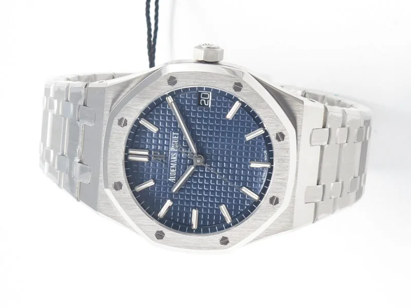 Royal Oak 41mm 15500 SS ZF 1:1 Best Edition cadran bleu texturé sur bracelet SS SA4302 Super Clone V3 – Image 8