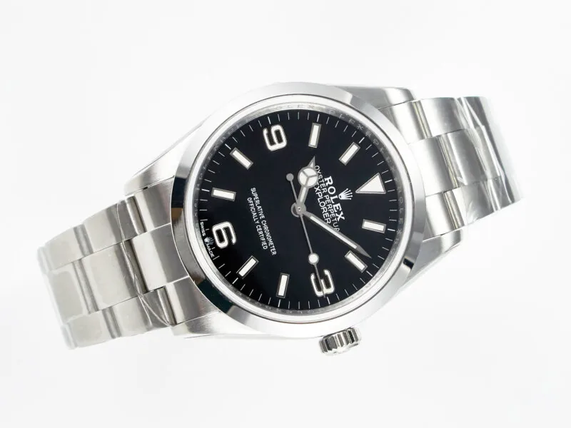 Explorer 36 acciaio 904L VSF 1:1 Best Edition quadrante nero su bracciale SS SW200 - immagine 8