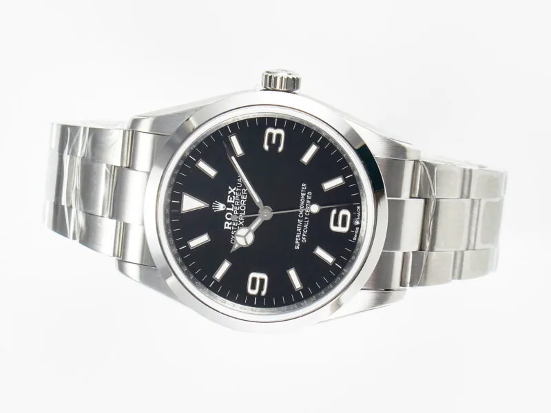 Explorer 36 acciaio 904L VSF 1:1 Best Edition quadrante nero su bracciale SS SW200 - immagine 4