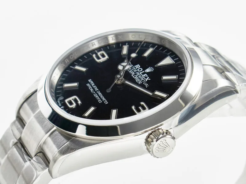 Explorer 36 acciaio 904L VSF 1:1 Best Edition quadrante nero su bracciale SS SW200 - immagine 7