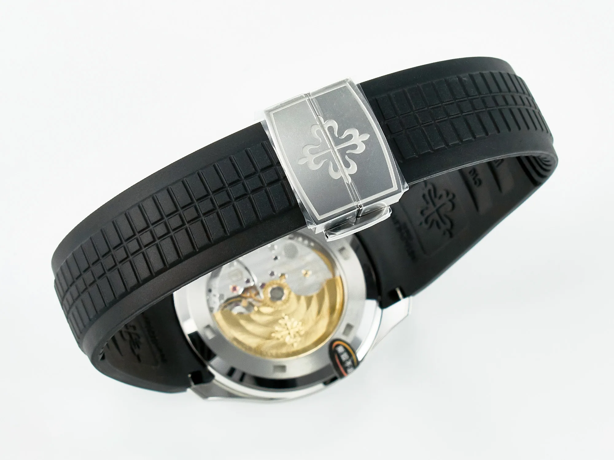 Aquanaut 5167A SS ZF 1:1 Best Edition cadran noir sur bracelet en caoutchouc noir A324 Super Clone(nouveau fermoir) – Image 21