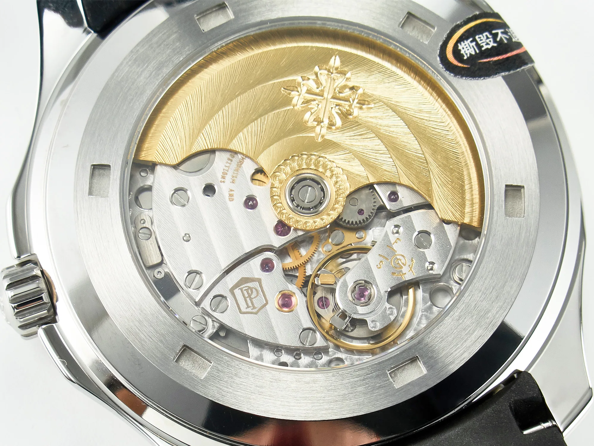 Aquanaut 5167A SS ZF 1:1 Best Edition cadran noir sur bracelet en caoutchouc noir A324 Super Clone(nouveau fermoir) – Image 18