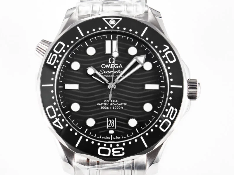 Seamaster Diver 300M VSF 1:1 Best Edition schwarze Keramik schwarzes Zifferblatt am SS-Armband A8800 V2 – Bild 5
