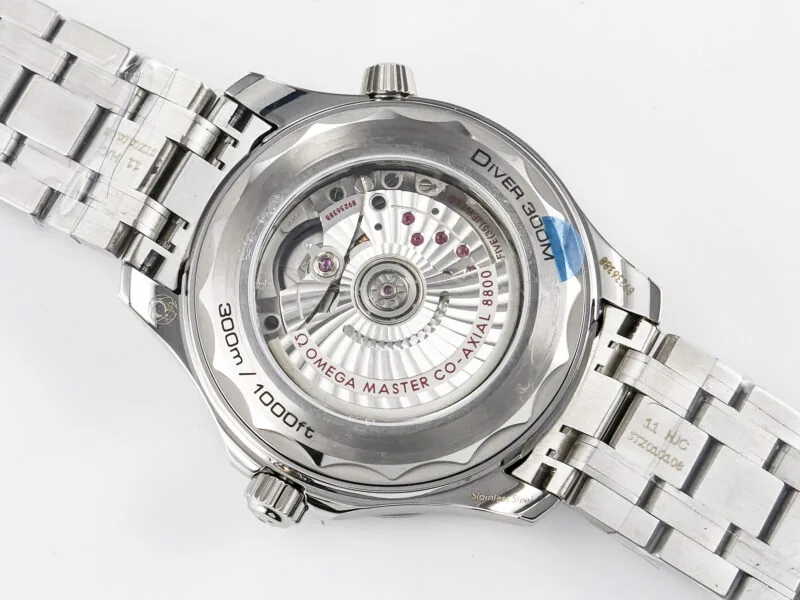 Seamaster Diver 300M VSF 1:1 Best Edition schwarze Keramik schwarzes Zifferblatt am SS-Armband A8800 V2 – Bild 22
