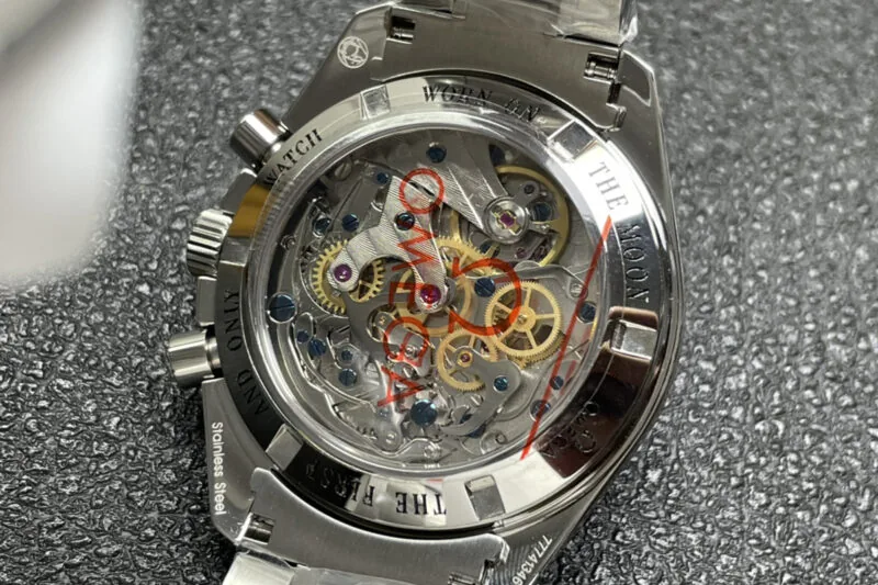 Speedmaster Moonwatch Professional weißes Zifferblatt in Stahl ZF – Bild 8