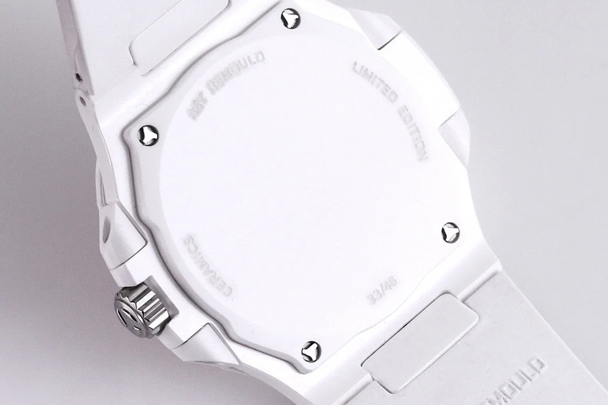 AET Nautilus 5711 Black Dial White Ceramic