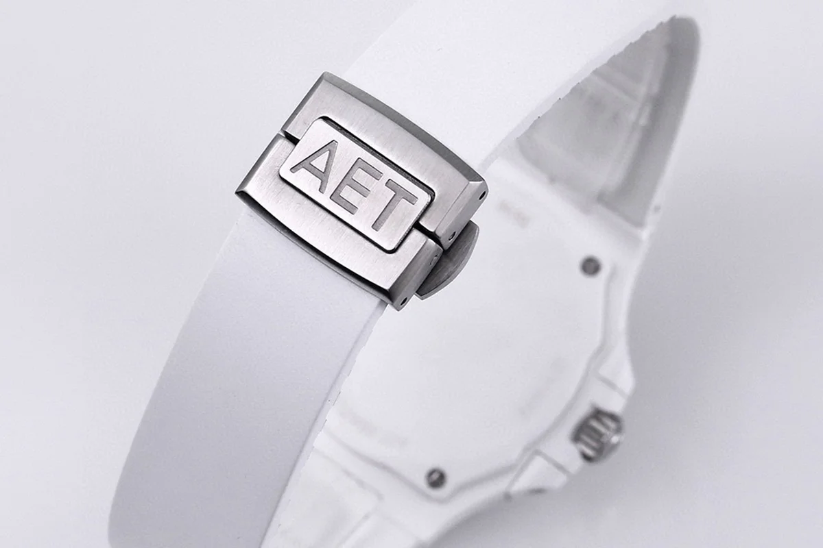 AET Nautilus 5711 Roselend Blue Dial White Ceramic