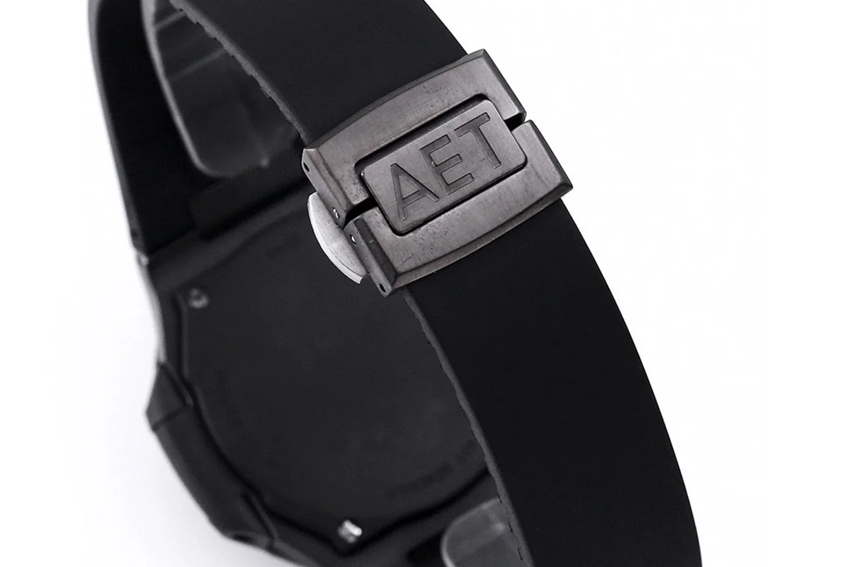 AET Nautilus 5711 White Dial Black Ceramic