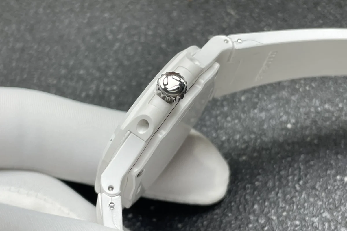 AET Nautilus 5711 White Dial White Ceramic