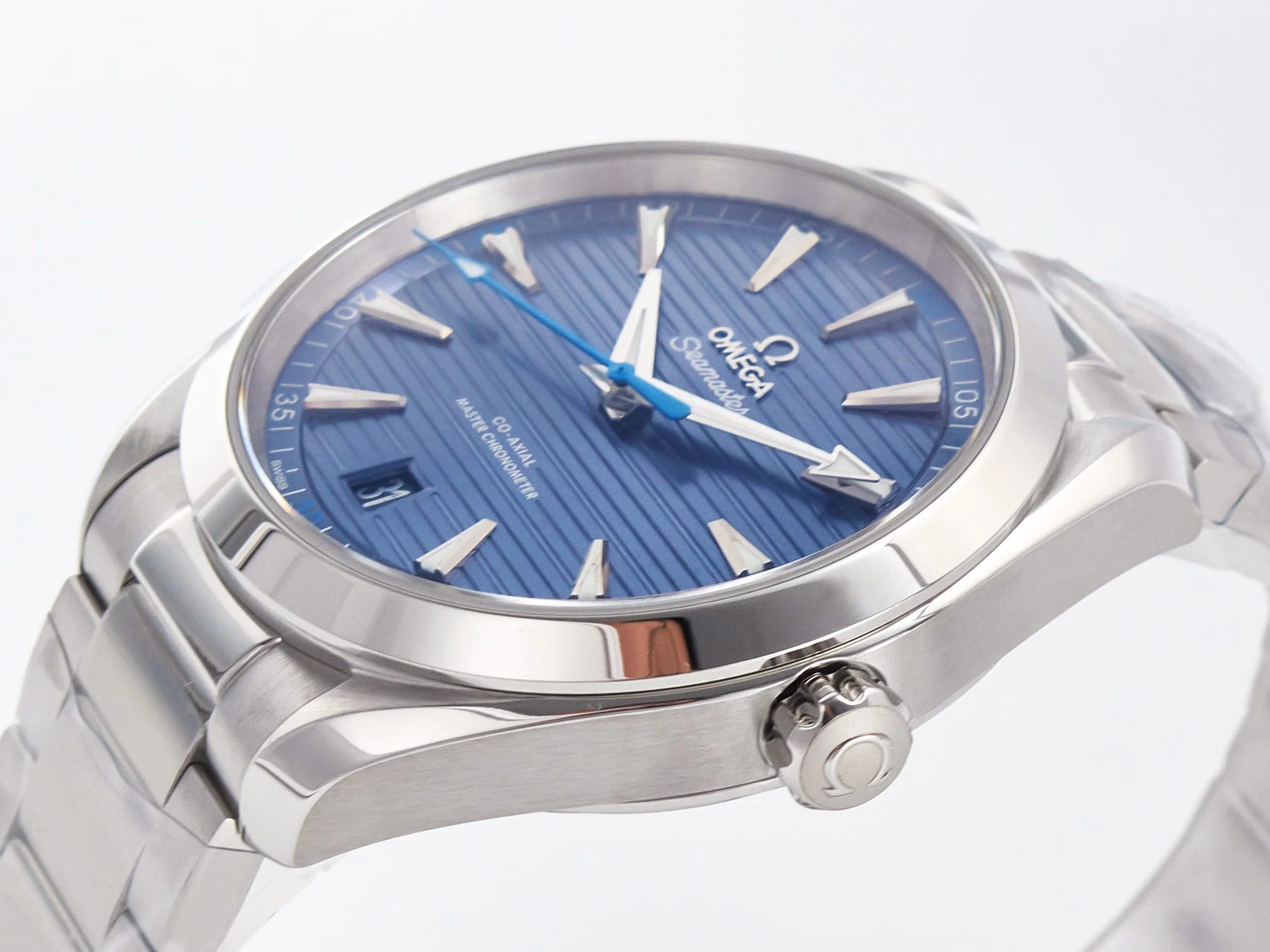 Aqua Terra 150m 41mm VSF 1:1 Best Edition Blue Dial on SS Bracelet A8900 Super Clone