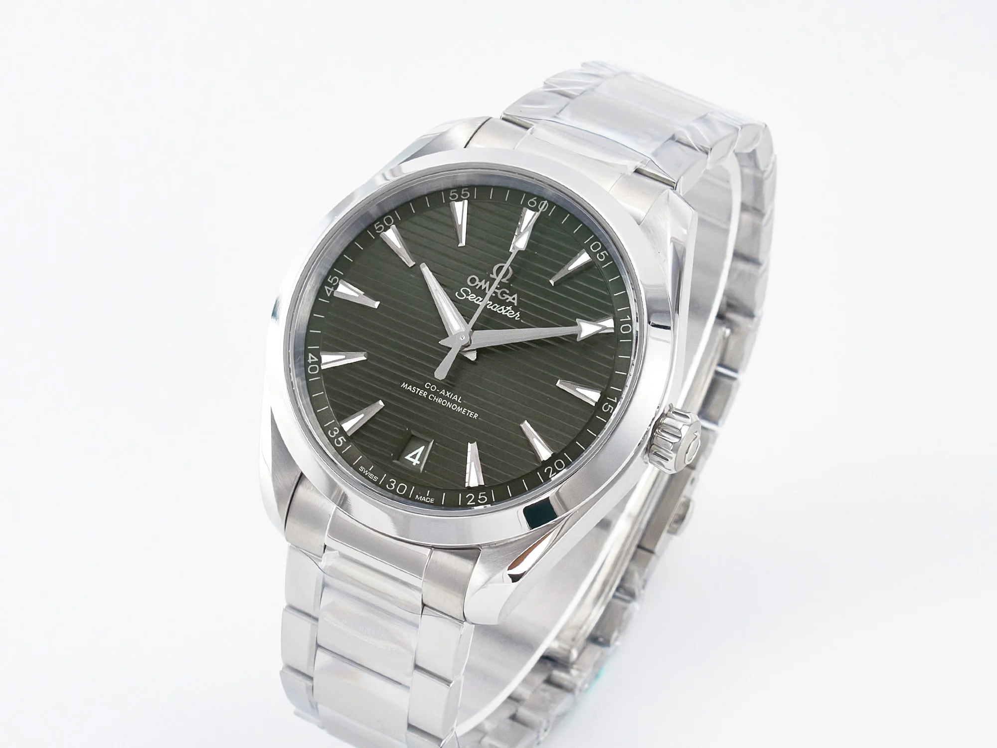 Aqua Terra 150m 41mm VSF 1:1 Best Edition Green Dial on SS Bracelet A8900 Super Clone