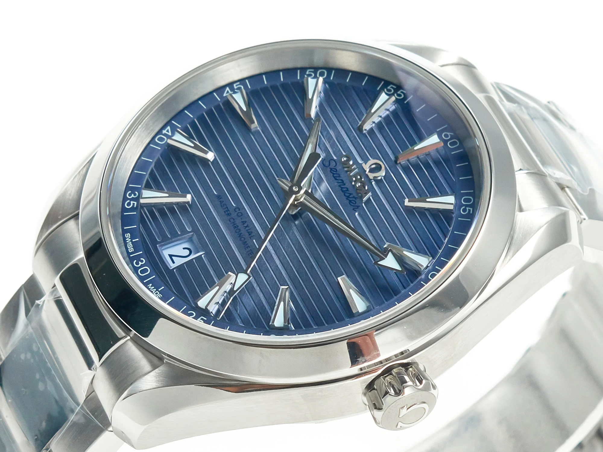 Aqua Terra 150M 41mm VSF 1:1 Best Edition Summer Blue Dial on SS Bracelet A8900 Super Clone