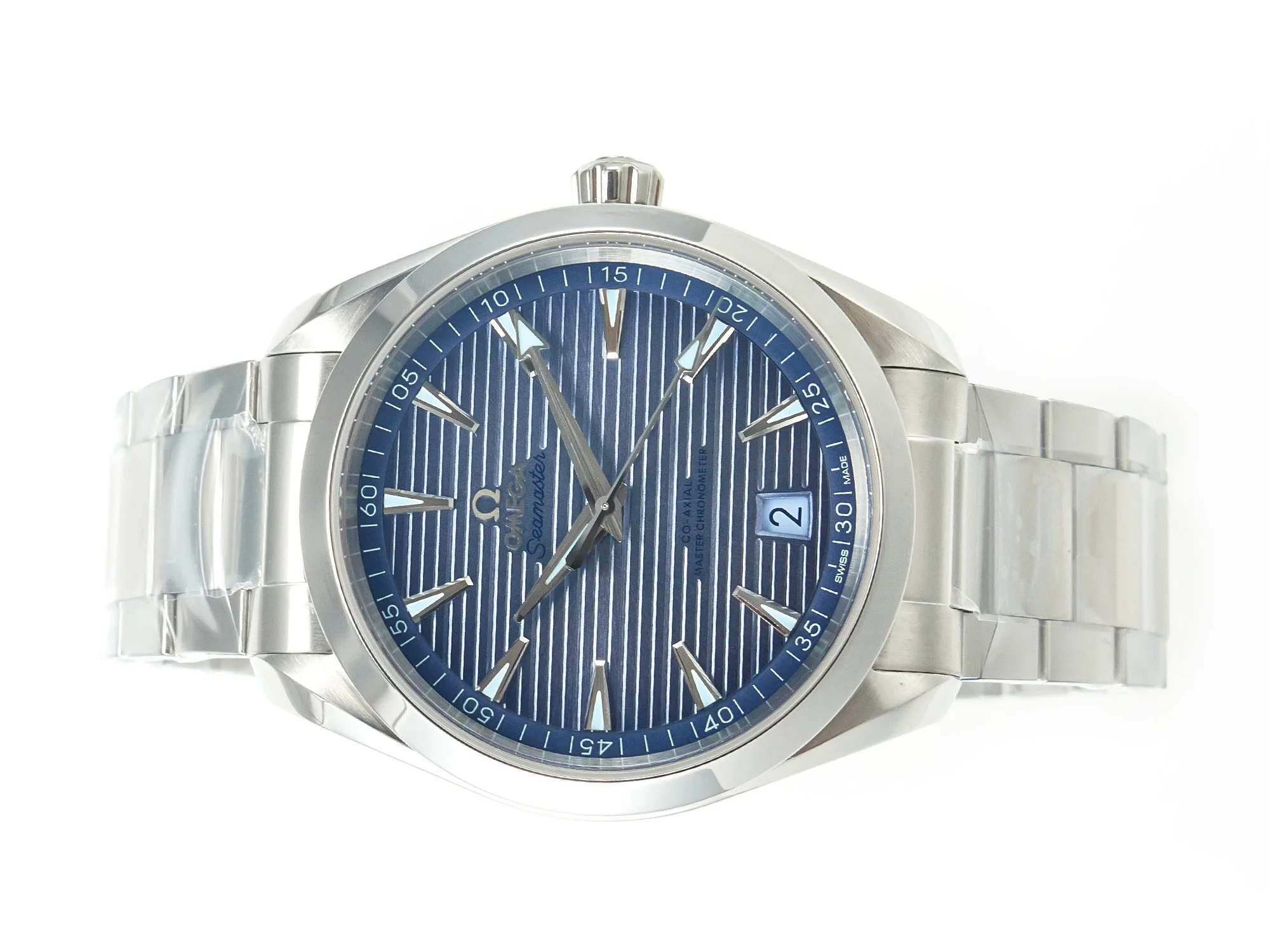 Aqua Terra 150M 41mm VSF 1:1 Best Edition Summer Blue Dial on SS Bracelet A8900 Super Clone