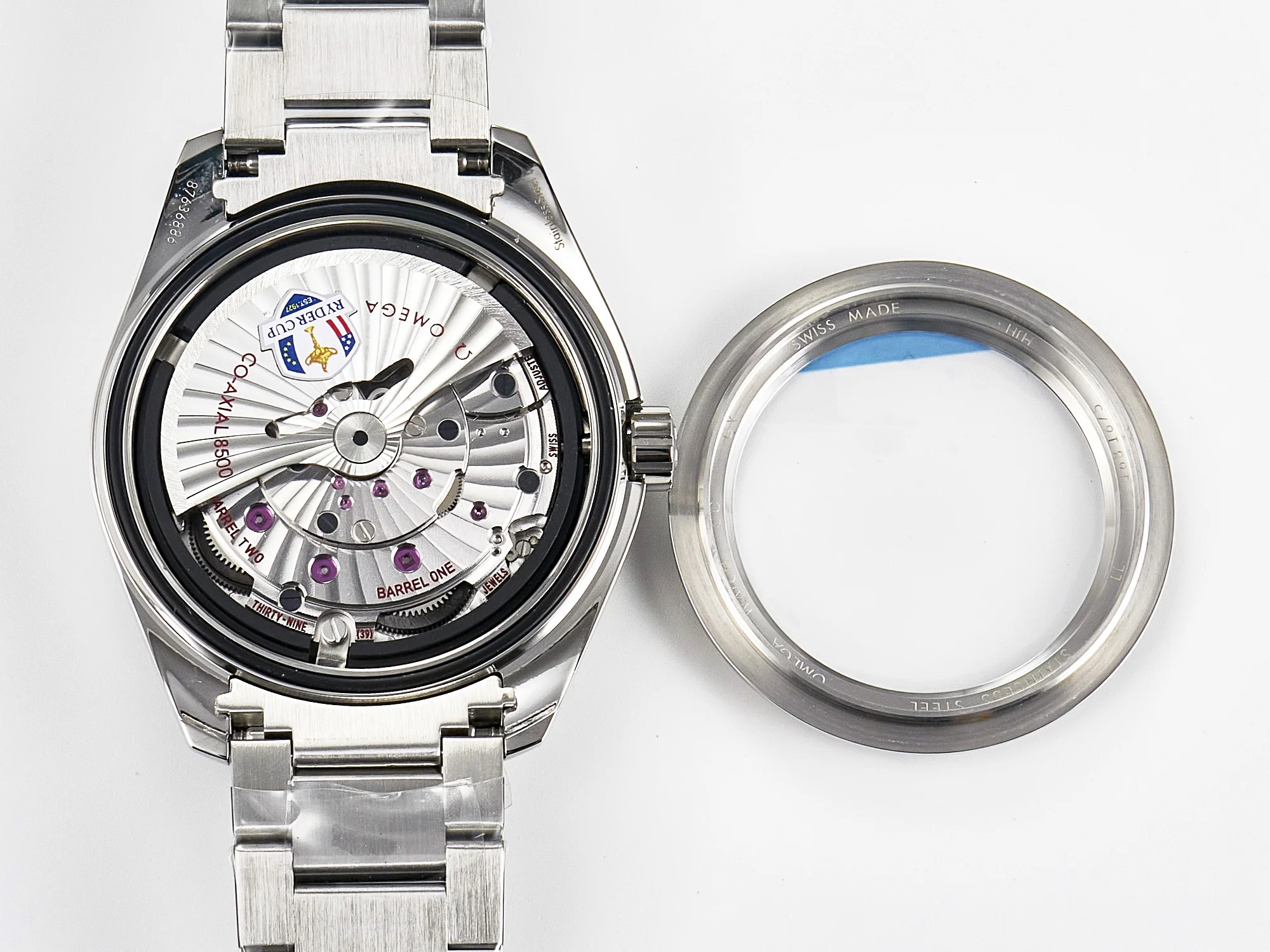 Aqua Terra 150M SS VSF 1:1 Best Edition Silver Polka Dots Dial on SS Bracelet A8500 Super Clone