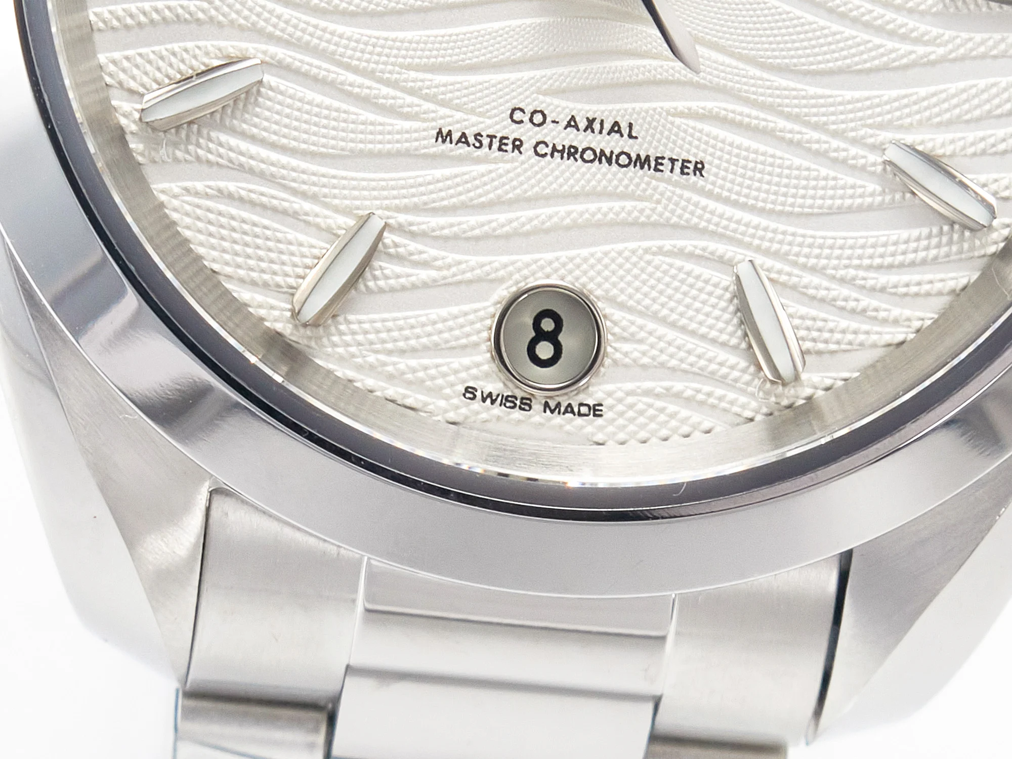 Aqua Terra 150M SS VSF 1:1 Best Edition White Dial SS Hand on SS Bracelet A8800